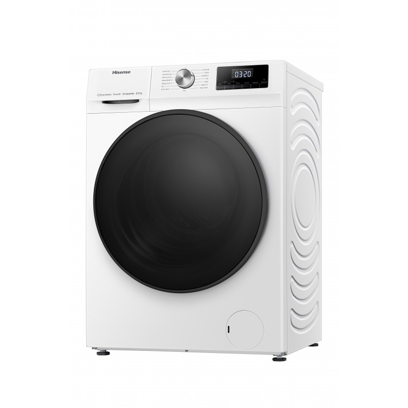 Hisense WDQA8014EVJM lavadora-secadora Independiente Carga frontal Blanco D