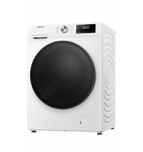 Hisense WDQA8014EVJM machine à laver avec sèche linge Pose libre Charge avant Blanc D