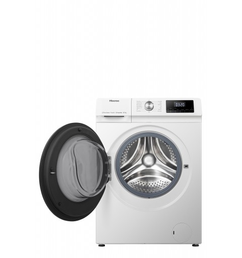 Hisense WDQA8014EVJM machine à laver avec sèche linge Pose libre Charge avant Blanc D