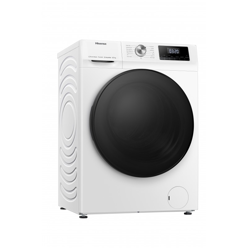 Hisense WDQA8014EVJM washer dryer Freestanding Front-load White D