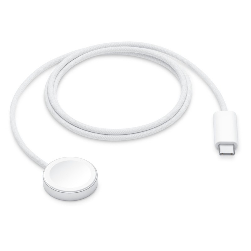 Apple MT0H3TY A?ES Caricabatterie per dispositivi mobili Orologio intelligente Bianco USB Carica wireless Ricarica rapida