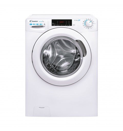 Candy Smart Pro CSOW 4855TW4 1-S lavasciuga Libera installazione Caricamento frontale Bianco E