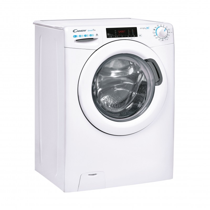 Candy Smart Pro CSOW 4855TW4 1-S lavasciuga Libera installazione Caricamento frontale Bianco E