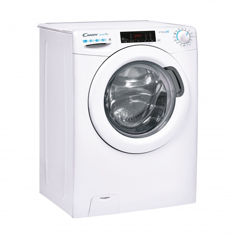 Candy Smart Pro CSOW 4855TW4 1-S Waschtrockner Freistehend Frontlader Weiß E