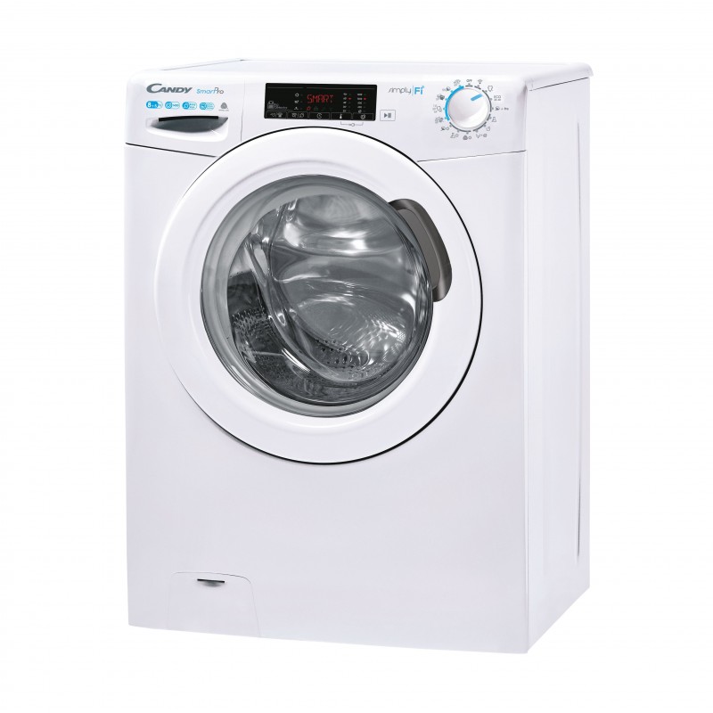 Candy Smart Pro CSOW 4855TW4 1-S lavasciuga Libera installazione Caricamento frontale Bianco E