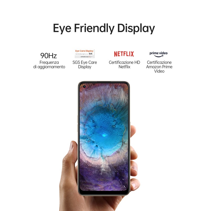 OPPO Reno 8 5G 16,3 cm (6.4") Dual-SIM Android 12 USB Typ-C 8 GB 256 GB 4500 mAh Schwarz