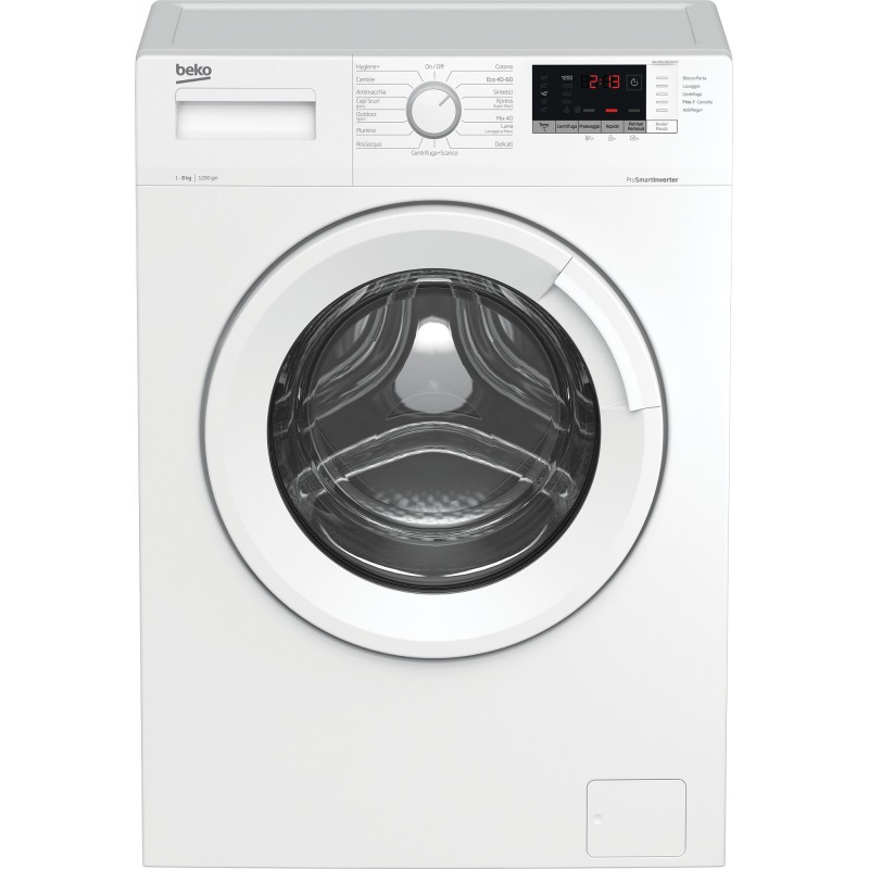 Beko WUX81282WI IT machine à laver Charge avant 8 kg 1200 tr min Blanc