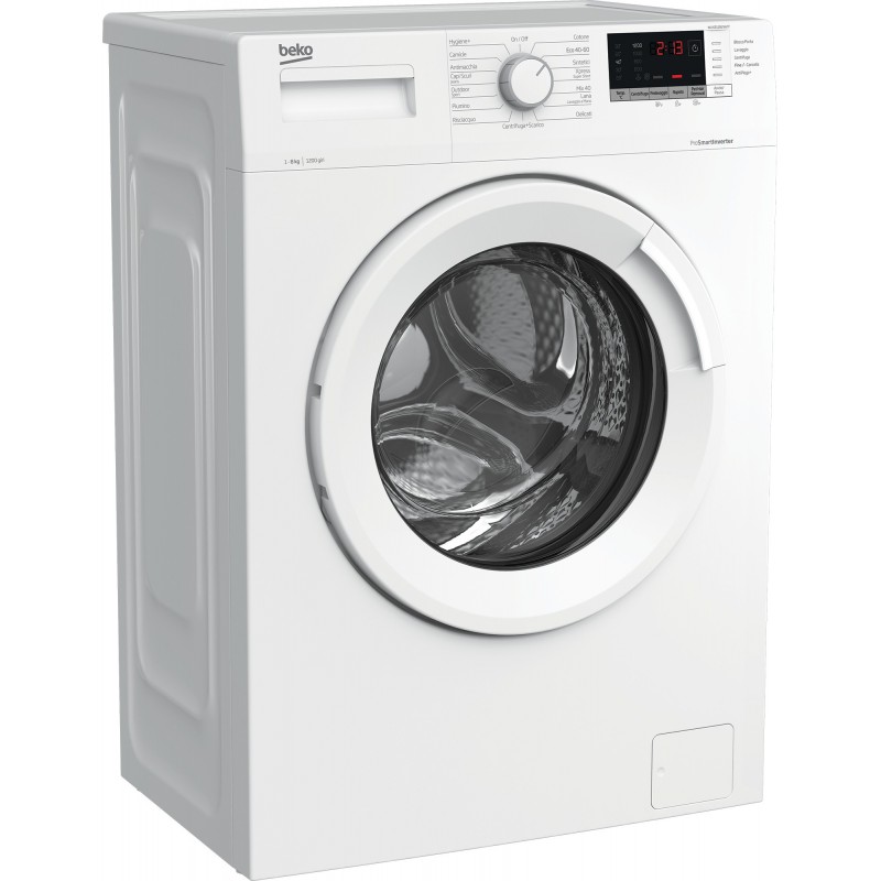 Beko WUX81282WI IT lavatrice Caricamento frontale 8 kg 1200 Giri min Bianco