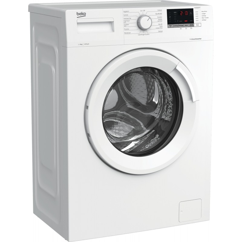 Beko WUX81282WI IT machine à laver Charge avant 8 kg 1200 tr min Blanc