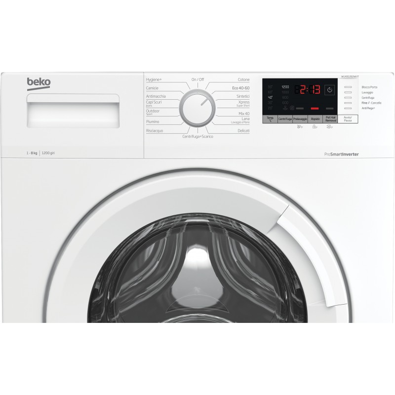 Beko WUX81282WI IT washing machine Front-load 8 kg 1200 RPM White