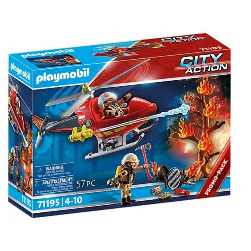 Playmobil City Action Fire Rescue Helicopter