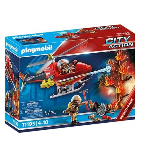 Playmobil City Action Fire Rescue Helicopter