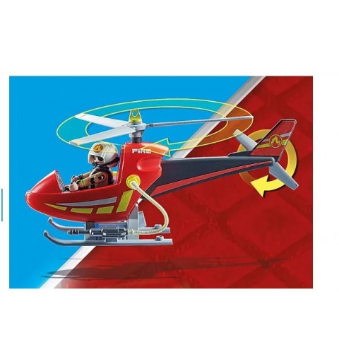 Playmobil City Action Fire Rescue Helicopter