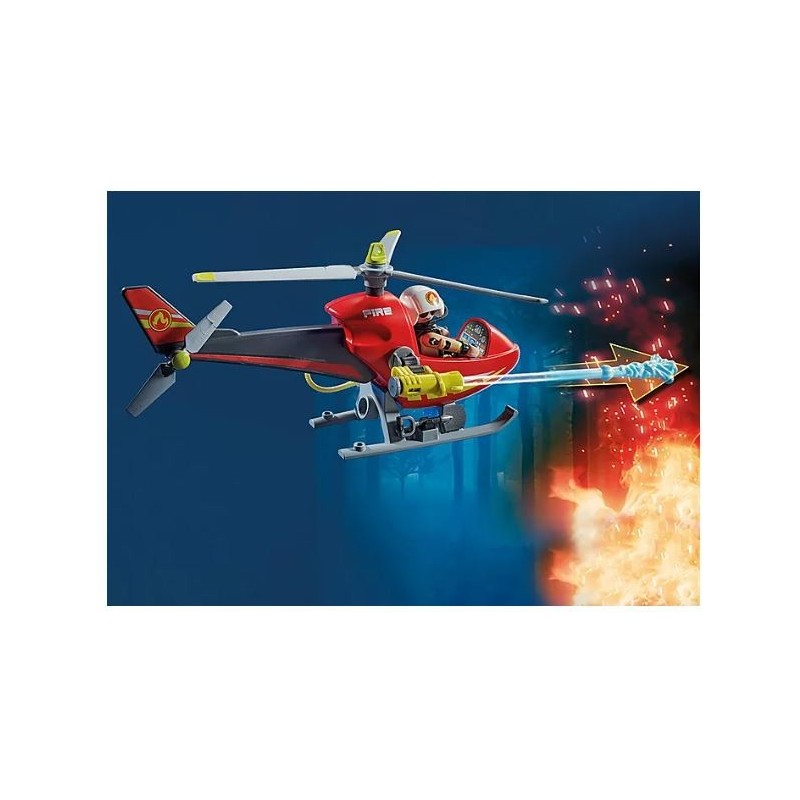 Playmobil City Action Fire Rescue Helicopter