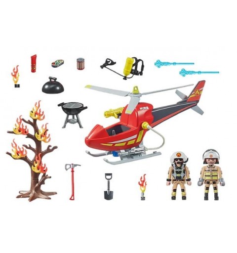 Playmobil City Action Fire Rescue Helicopter