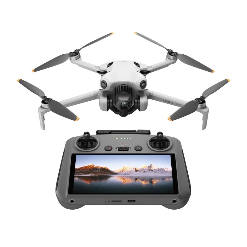 DJI Mini 4 Pro (RC 2) 4 Rotoren Quadrocopter 48 MP 3840 x 2160 Pixel 2590 mAh Schwarz, Weiß