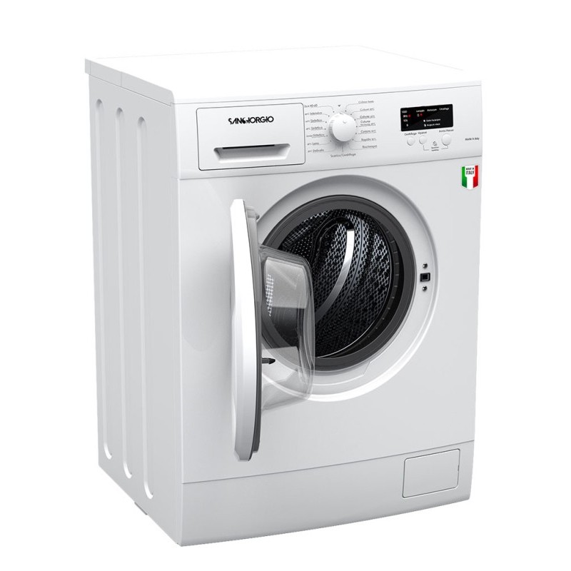 SanGiorgio 8033675154138 machine à laver Charge avant 6 kg 1400 tr min Blanc