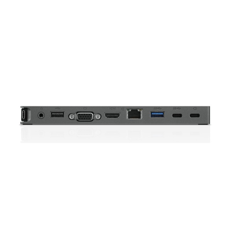 Lenovo USB-C Mini Dock Alámbrico USB 3.2 Gen 1 (3.1 Gen 1) Type-C Gris
