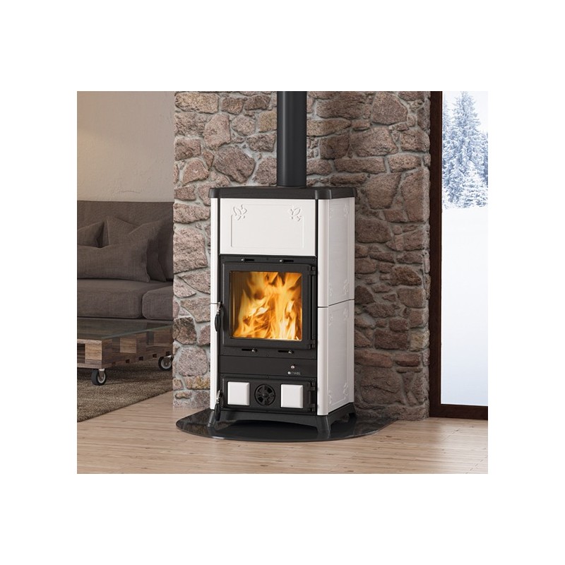 La Nordica FEDORA stove Built-in Firewood White