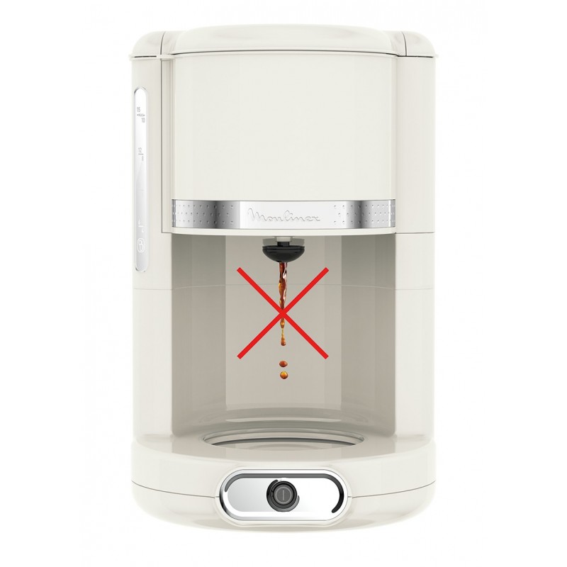 Moulinex FG381 Semi-automatique Machine à café 2-en-1 1,25 L