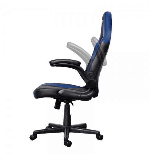 Trust GXT 703B RIYE Siège de jeu universel Noir, Bleu