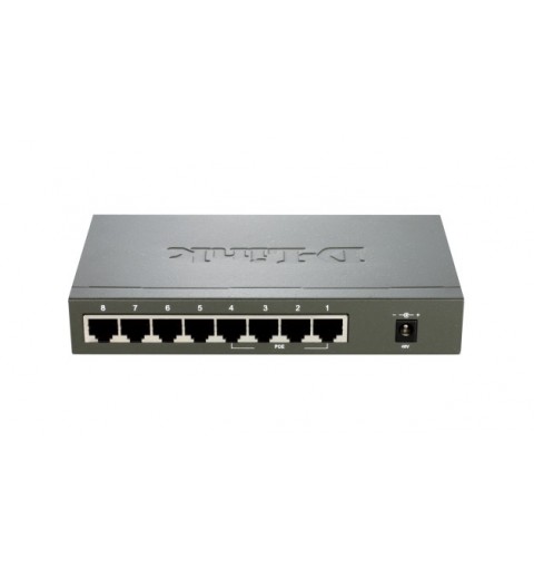 D-Link DES-1008PA commutateur réseau Non-géré Fast Ethernet (10 100) Connexion Ethernet, supportant l'alimentation via ce port