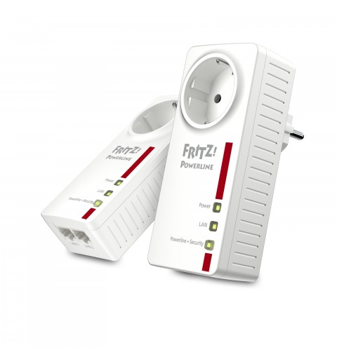 FRITZ!Powerline 1220E 1200 Mbit s Collegamento ethernet LAN Bianco 2 pz