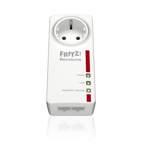 FRITZ!Powerline 1220E 1200 Mbit s Collegamento ethernet LAN Bianco 2 pz