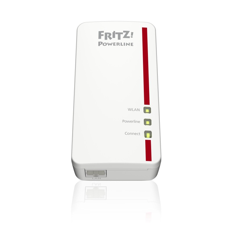 FRITZ!Powerline Powerline 1260E 1200 Mbit s Eingebauter Ethernet-Anschluss WLAN Weiß 1 Stück(e)