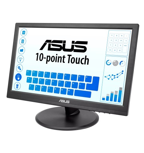 ASUS VT168HR Computerbildschirm 39,6 cm (15.6") 1366 x 768 Pixel WXGA LED Touchscreen Schwarz
