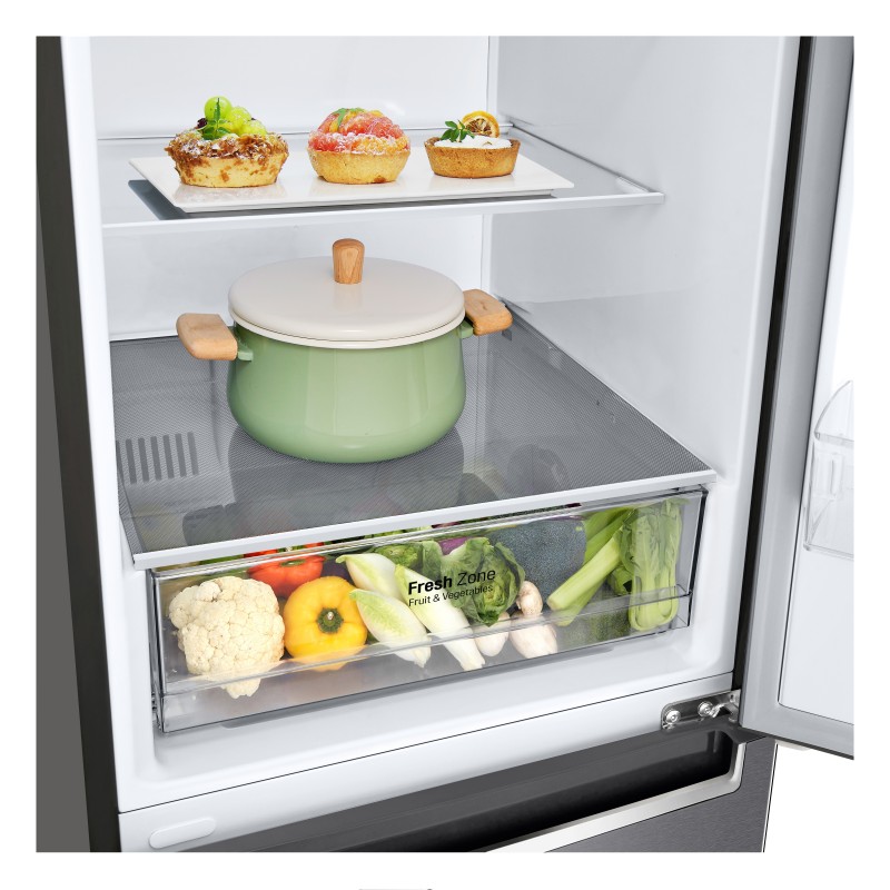 LG GBP32DSLZN nevera y congelador Independiente 384 L E Grafito