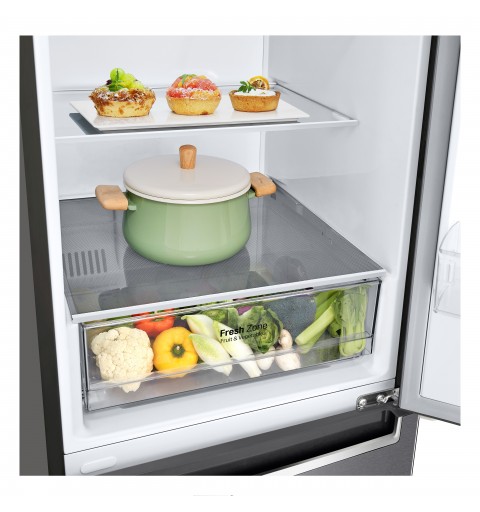 LG GBP32DSLZN nevera y congelador Independiente 384 L E Grafito