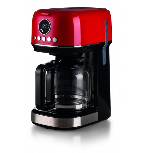 Ariete 1396 Macchina da caffè con filtro Moderna, Caffè americano, Capacità fino a 15 tazze, Base riscaldante, Display LCD,