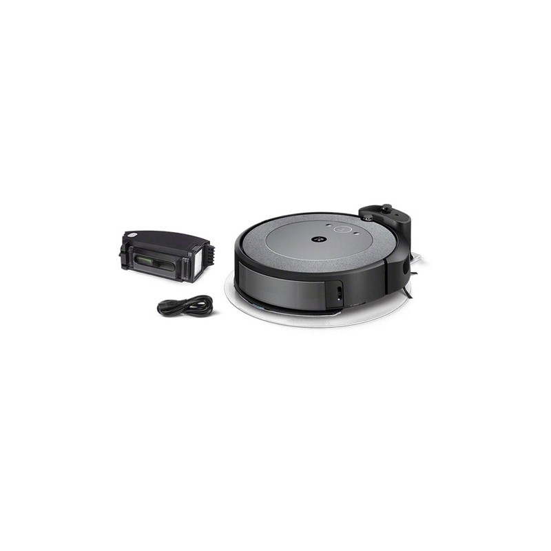 iRobot Roomba Combo i5 aspirapolvere robot Senza sacchetto Nero, Grigio