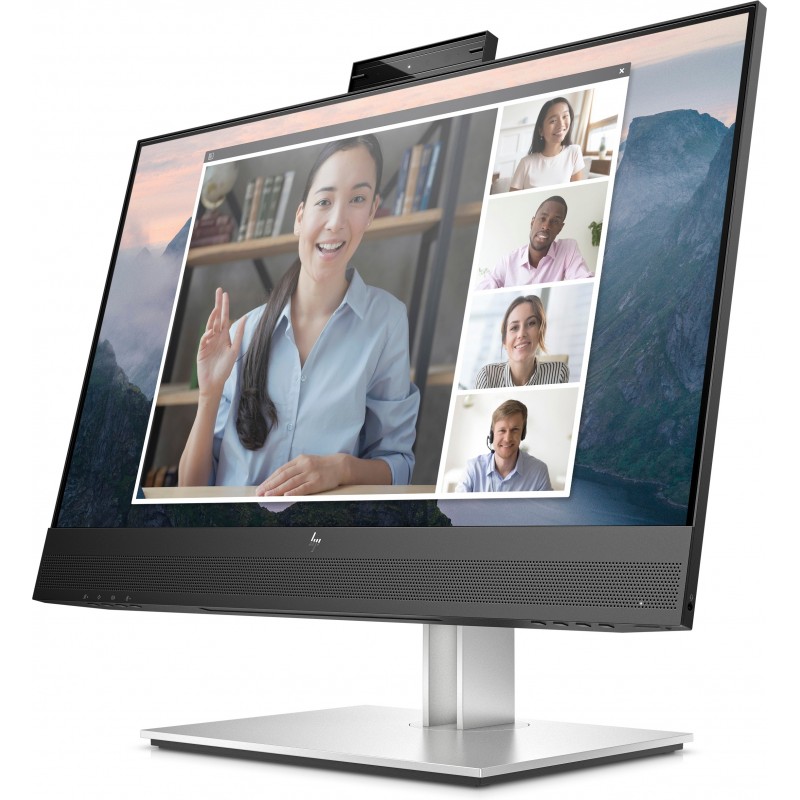 HP E24mv G4 pantalla para PC 60,5 cm (23.8") 1920 x 1080 Pixeles Full HD Negro, Plata
