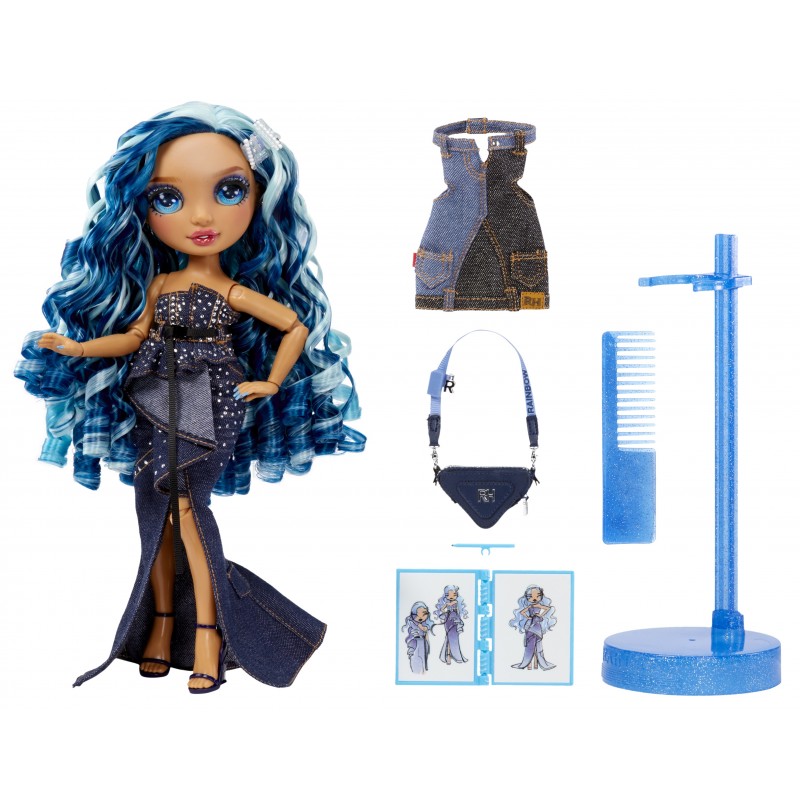 Rainbow High Fantastic Fashion Doll- Skyler (Blue) Rainbow High Fantastic Fashion Doll- Skyler (Blue)