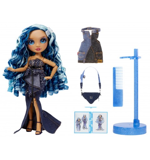 Rainbow High Fantastic Fashion Doll- Skyler (Blue)