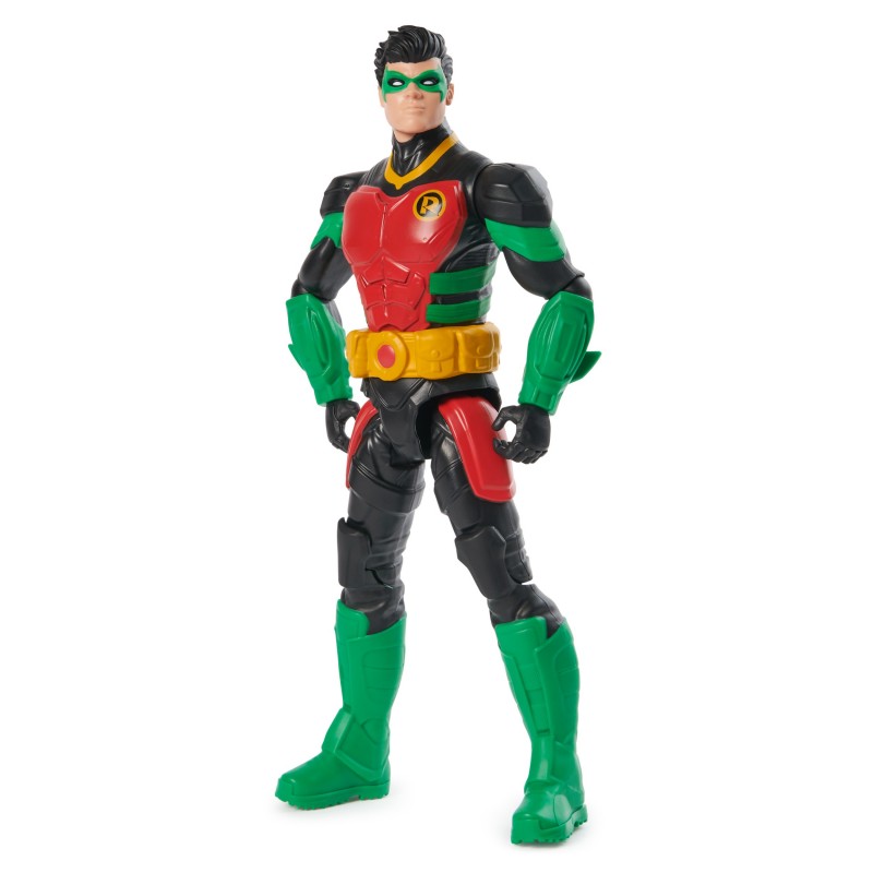DC Comics , Robin Action-Figur, 30 cm groß, voll beweglich für spannende Abenteuer und actionreiche Stunts, Spielzeug für