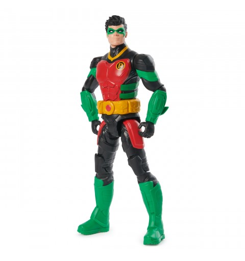 DC Comics , Action Figure Robin Armatura, Supereroe Giocattolo in Scala, Personaggio Mondo Batman Alto 30 cm, Supereroe con 11