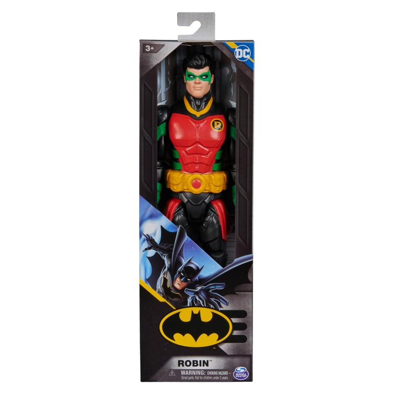 DC Comics , Robin Action Figure, 12-inch, Kids Toys for Boys and Girls, Ages 3+