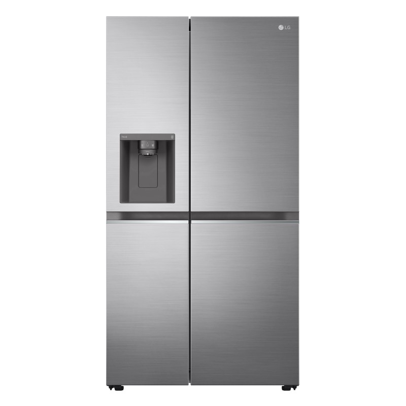 LG GSLV71PZRC side-by-side refrigerator Freestanding 635 L C Silver