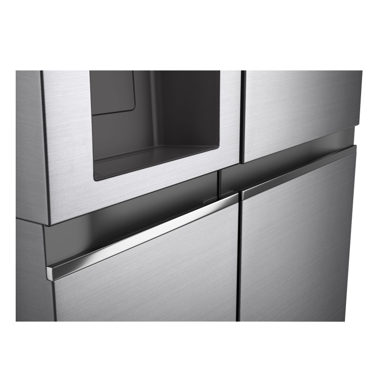 LG GSLV71PZRC Frigorifero Side-by-Side, Classe C, 635L, Wi-Fi, Senza allaccio, Inox