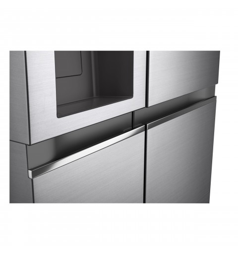 LG GSLV71PZRC Frigorifero Side-by-Side, Classe C, 635L, Wi-Fi, Senza allaccio, Inox