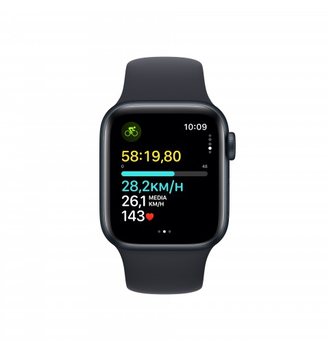 Apple Watch SE OLED 40 mm Digitale 324 x 394 Pixel Touch screen Nero Wi-Fi GPS (satellitare)