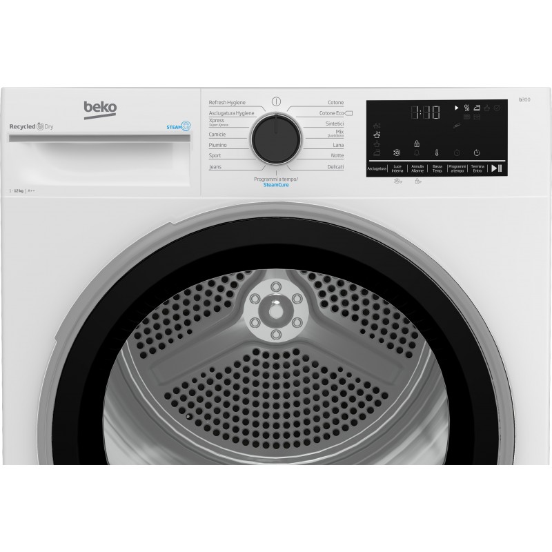 Beko BT3122IS secadora Independiente Carga frontal 12 kg A++ Blanco