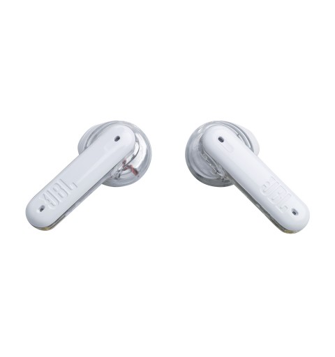 JBL Tune Flex Ghost Edition Auricolare True Wireless Stereo (TWS) In-ear Musica e Chiamate Bluetooth Translucent, Bianco