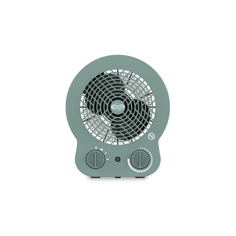 Argoclima DORI MINT calefactor eléctrico Interior Color menta Ventilador con aspas para el hogar