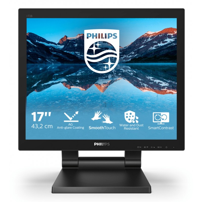 Philips 172B9TL 00 pantalla para PC 43,2 cm (17") 1280 x 1024 Pixeles Full HD LCD Pantalla táctil Negro