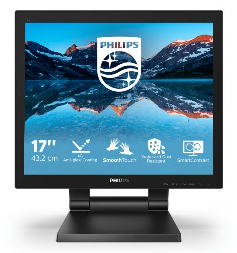 Philips 172B9TL 00 Monitor PC 43,2 cm (17") 1280 x 1024 Pixel Full HD LCD Touch screen Nero