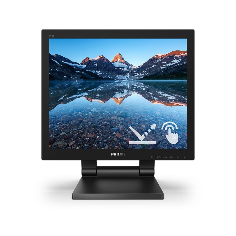 Philips 172B9TL 00 Monitor PC 43,2 cm (17") 1280 x 1024 Pixel Full HD LCD Touch screen Nero